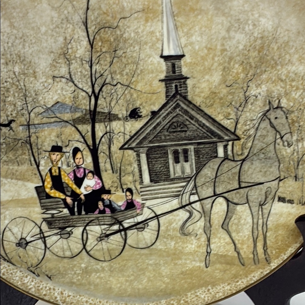 Anna Perenna Sunday Ride Plate - Picture 2 of 8